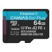 Карта памяти Kingston 64GB microSDXC Canvas Go Plus Gen4 200MB/s A2 U3 V30 Card  W/O ADP Kingston SDCG4/64GBSP