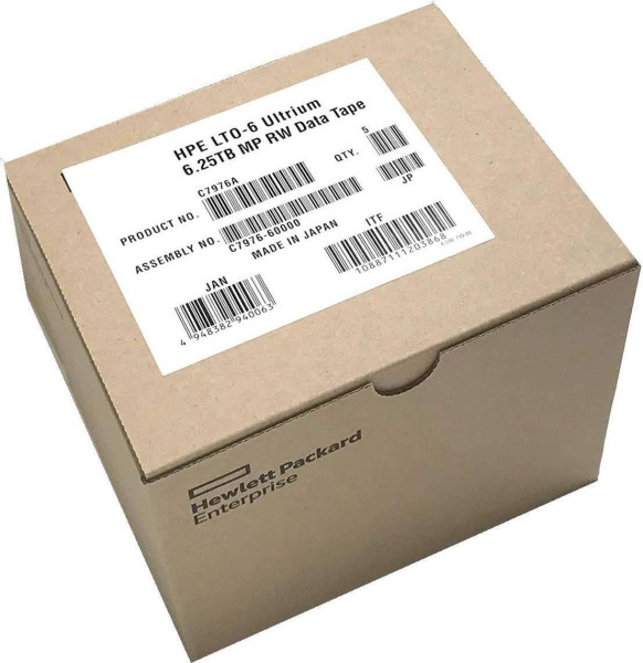 Картридж данных Hewlett-Packard Ultrium LTO6 data cartridge, 6,25TB RW