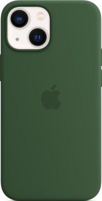 Чехол MagSafe для iPhone 13 mini Силиконовый чехол MagSafe для iPhone 13 mini, цвет «зелёный клевер»