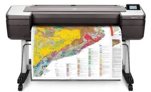 Плоттер струйный HP DesignJet T1700 (44"/1118 мм, A0+)/ 6 цветов/ стенд/ Запуск АСЦ