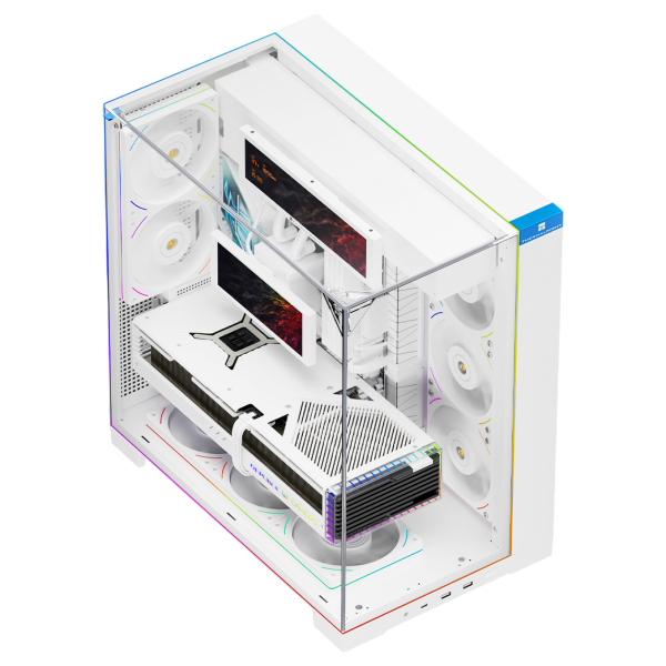 Корпус без блока питания Thermalright TR-A70 Vision White FAN5-C (TR-A70 Vision White FAN5-C)