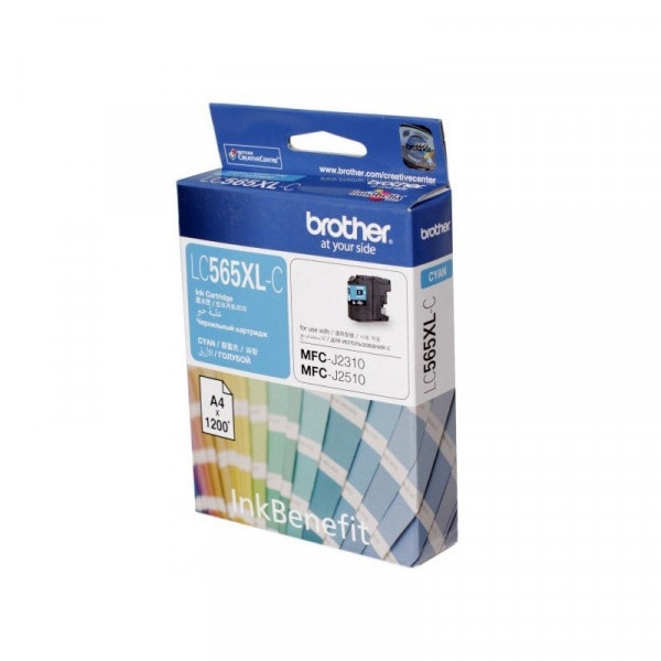 Картридж Brother LC-565XL-C (cyan), 1200 стр