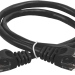 ITK Коммутационный шнур кат. 5Е UTP LSZH 3м черный ITK RJ45(m) - RJ45(m) Cat. 5e U/UTP LSZH 3м черный