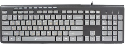 Клавиатура Oklick 480M черный/серый USB slim Multimedia (1067199) Oklick 1067199
