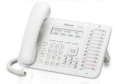 Цифровой системный телефон Panasonic KX-DT543RUW белый