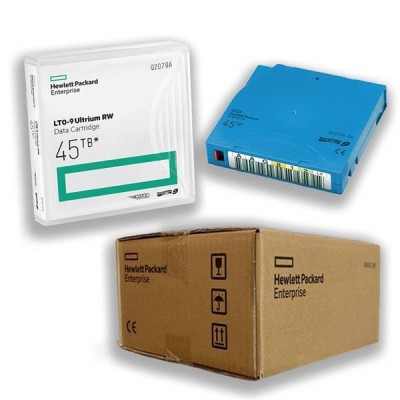 Картриджи данных Hewlett-Packard Ultrium LTO9 data cartridge, 45TB RW (20xQ2079L)