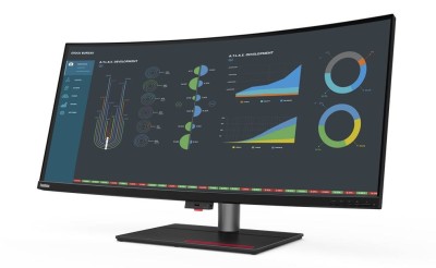МОНИТОР 39,7" Lenovo ThinkVision P40w-20 Black, изогнутый  (IPS, 5120x2160, 4 ms,178°/178°, 300 nits, 1000:1, +HDM, +Dis
