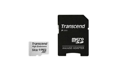 Флеш карта microSD 64GB Transcend microSDXC Class 10  (SD адаптер) ,MLC
