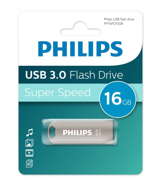 Флеш накопитель 16GB PHILIPS IRON 3.0 16GB, USB 3.0