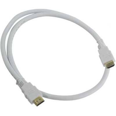 Кабель HDMI 19M/M ver 2.0, 1М, белый  Aopen