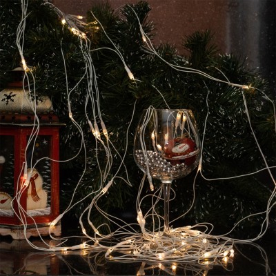 Гирлянда Гирлянда 66LED 220V, 1 режим, 2х1 м, занавес, тёплый белый