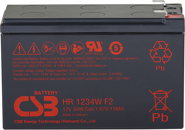 Батарея CSB GP HR1234W F2