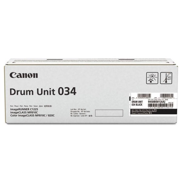 Барабан CANON 034 BK черный, 32 500 страниц