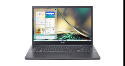 Ноутбук Acer Aspire 5 515-57-57F8 15.6" FHD IPS, Intel Core i5-12450H, 8Gb, 512GB SSD, RJ45, FP, noOS, черный, (NX.KN4EM