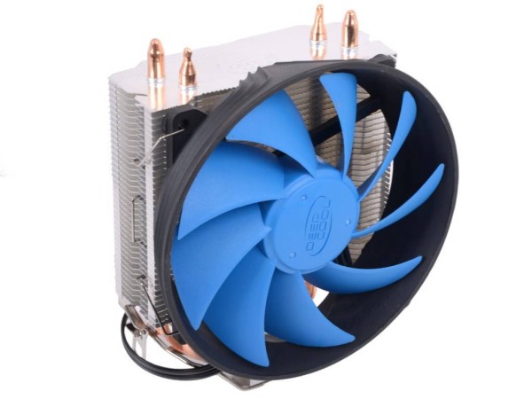Кулер CPU DEEPCOOL GAMMAXX 200 T (LGA1700/1200/1151/1155/AM5/AM4 100W 18-26 dB, 900-1600 rpm 120мм медь+ алюминий) RTL 