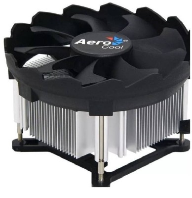 Кулер CPU Aerocool BAS (LGA 1151, 100W, 24 dB, 1200 rpm, 120мм, 3pin, алюминий) RTL 