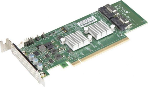 NVMe контроллер SuperMicro AOC-SLG4-4E4T-O