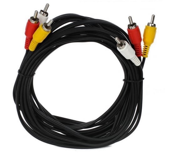 Кабель соединительный 3xRCA (M) - 3xRCA (M), 3m VCOM <VAV7150-3M>