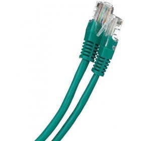 Патчкорд литой Aopen/Qust UTP кат.5е 20м зеленый <ANP511_20M_G>
