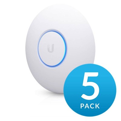 Ubiquiti UAP-NANOHD-5 Комплект точек доступа UniFi NanoHD 5 pack, 2,4/5 ГГц, до 2 Гбит/с, PoE, MIMO, 26 dBm, 1х1 Гбит/с