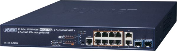 коммутатор Planet GS-5220-8UP2T2X