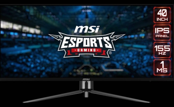 МОНИТОР 40" MSI MAG401QR Black (IPS, 3440x1440, 155Hz, 4ms, 178°/178°, 400 cd/m², 1000:1, +2x HDMI 2.0, +DP 1.4a, +USB)