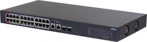 DAHUA DH-CS4226-24ET-375 24-портовый PoE коммутатор облачный 24 RJ45 10/100Мбит/с (PoE/PoE+/Hi-PoE)
