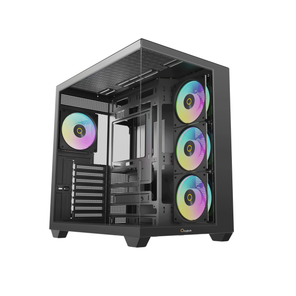 Корпус ПК без блока питания Ocypus Gamma C74 BK ARGB Black