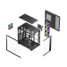 Корпус ПК без блока питания Ocypus Gamma C74 BK ARGB Black