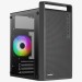 Корпус AeroCool CS-109 Black Mid Tower (mATX/ Mini-ITX, без БП, Сталь SPCC, HD Audio 1x120mm FAN RGB) (4711099472376)
