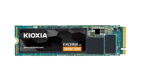 Твердотельный диск 500GB Toshiba Kioxia Exceria G2 M.2 2280, PCI-E 3x4, NVMe [R/W - 2100/1700 MB/s] BiCS FLASH TLC