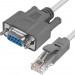 Greenconnect Адаптер-переходник 1.0m серый, DB9 RS-232 / RJ45 9F/8P8C, 30AWG, GCR-DB9LNC-1.0m Greenconnect DB9 RS-232 / RJ45 9M/8P8C, серый, 30AWG