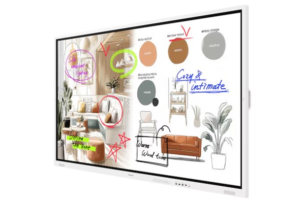 Интерактивный дисплей FLIP Samsung [WM65FX] 3840х2160, 4000:1, 450кд/м2, 20 касаний, Tizen 9.0