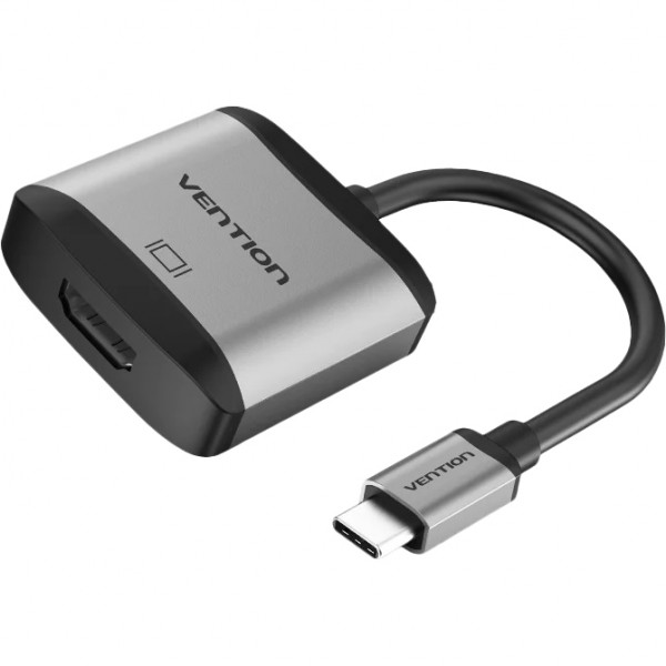 Мультимедиа конвертер Vention USB Type C M/HDMI F, серый Vention TDAHB