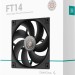 Вентилятор для корпуса Deepcool R-FT14-BKWPN1-G