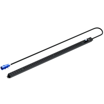 Панель распределения ONTEK PDU Basic OBPA7 вертикальная 32A/1ф, с авт. выключателем, выход - C13 x 36 шт. / C19 x 6 шт., кабель 1.8 м, IEC60309 3p