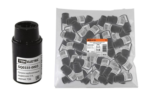 Патрон карболитовый подвесной TDM ЕLECTRIC SQ0335-0003