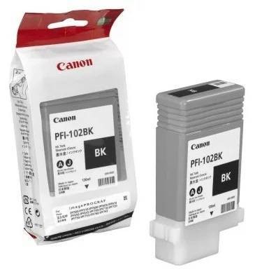 Картридж CANON PFI-102 BK черный,  130 мл