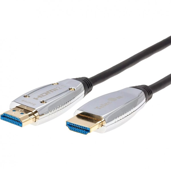 Активный оптический кабель HDMI 19M/M,ver. 2.1, 8K@60 Hz 30m Telecom <TCG2120-30M> VCOM TCG2120-30M
