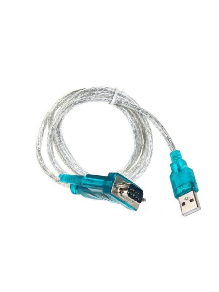 Кабель-переходник USB Am -> RS-232 DB9M, винты ( добавляет в систему  COM порт) Aopen/Qust