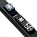 Панель распределения ONTEK PDU Metered Input ОМРВ9 вертикальная c функцией удаленного мониторинга, 32A/1ф, с авт. выключателем, выход - C13 x 36 шт. / C19 x 6 шт., кабель 2.8 м, IEC60309 3p