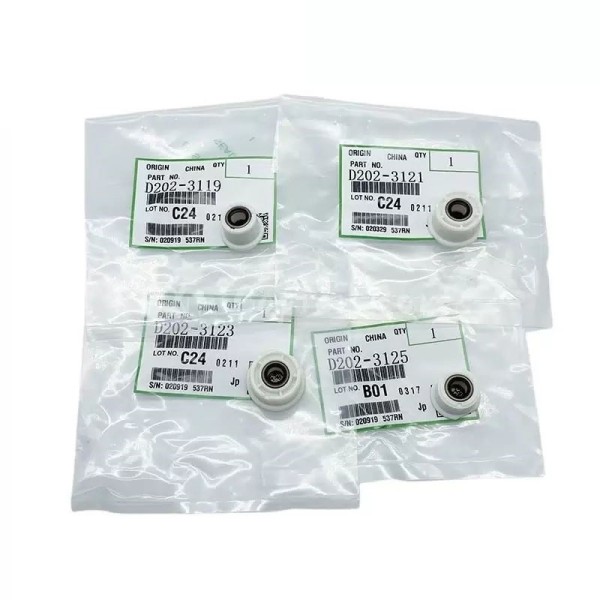 Подшипник шариковый для транспортного шнека левый задний, в сборе с пылезащитным корпусом Ricoh D2023125, D0CH3125