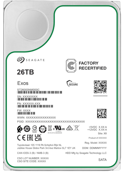 Жесткий диск Seagate ST26000NM000C