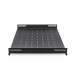 Полка стационарная ONTEK SH600-9005 470х350мм, для напольных шкафов глубиной 600мм, черный RAL 9005
