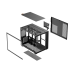 Корпус ПК без блока питания Ocypus Gamma C54 BK Black