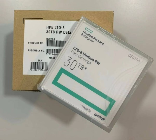Картридж данных Hewlett-Packard Ultrium LTO8 data cartridge, 30TB RW