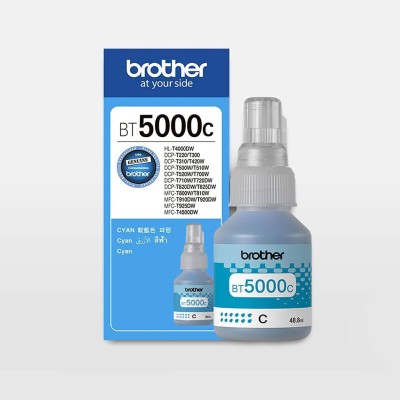 Бутылка Brother BT5000C для DCPT300/500W/700W Cyan, 5000 страниц (А4)