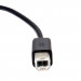 GCR Кабель 1.8m USB 2.0, AM/BM, черный, 28/28 AWG, экран, армированный, морозостойкий, GCR-UPC5M-BB2S-1.8m Greenconnect USB 2.0 AM - USB 2.0 BM 1.8 м