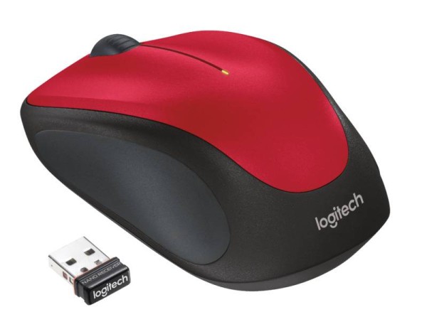 Logitech Мышь беспроводная Wireless Mouse M235 Red