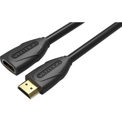 Кабель-удлинитель Vention HDMI High speed v1.4 with Ethernet 19F/19M - 5м Black Edition Vention VAA-B06-B500
